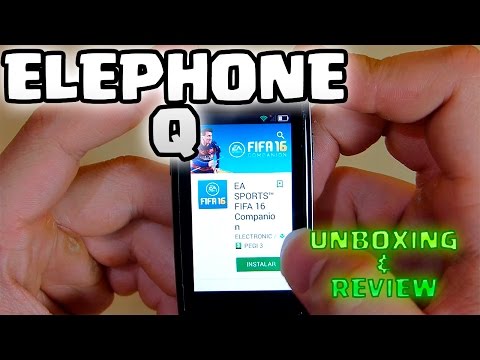 El smarthphone mas pequeño!! - Elephone Q - Unboxing y review en español