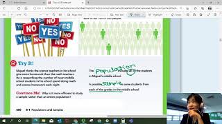 EnVision Grade 7 Accelerated Pre-Algebra 8-1: Populations and Samples
