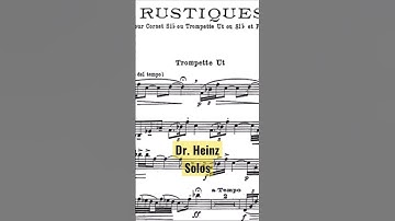 Thumbnail of Rustiques for Trumpet and Piano by (Eugene Bozza)  [Heinz Karl Schwebel]