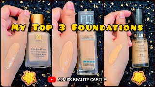 Top 3 Best Foundation For Oily Skin ✨😯 #azmisbeautycastle #bestfoundation #oilyskin screenshot 1