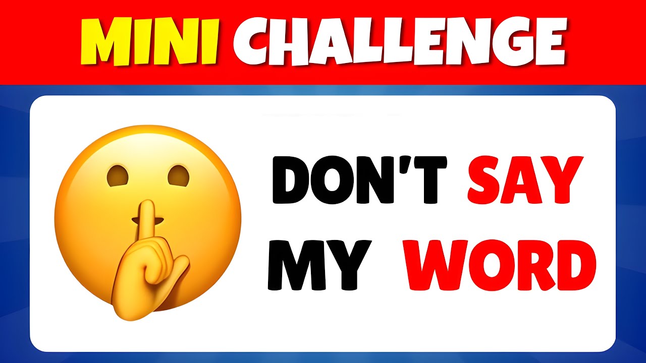 Avoid Saying the Same Word as Me (3 Lives) 😈🧠