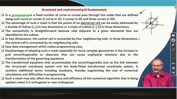 Lec 61: Structured and Unstructured Grid Generation #CH24SP #swayamprabha