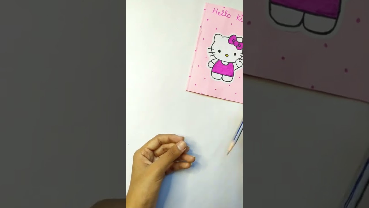 Homemade hello kitty stationery kit💖 