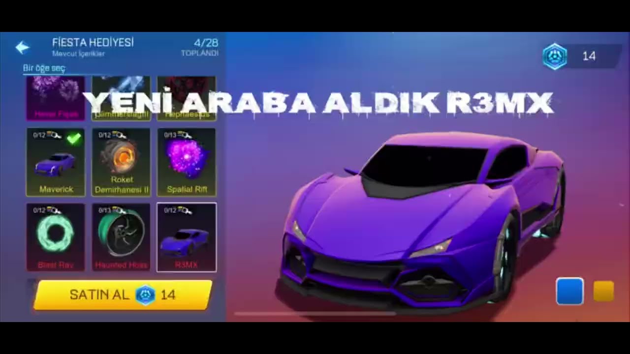 YENİ ARABA R3MX (10 like lütfen çok uğraştım)
