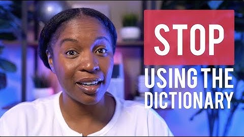 STOP USING THE DICTIONARY To Learn English Words