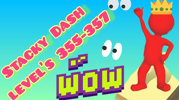 Stacky Dash level 355-357 | Bonus level very nice 👍 #mobilegameroom #gameplay #stackydash