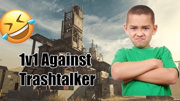 1v1 Against Trash Talking kid on Rust (Call of Duty Modern Warfare)