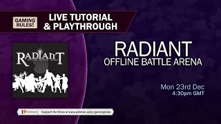 Radiant Offline Battle Arena - Tutorial and playthrough with Gaming Rules! screenshot 5