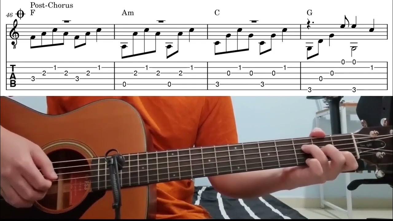 Celestial (Ed Sheeran) Easy Fingerstyle Guitar Playthrough Tutorial