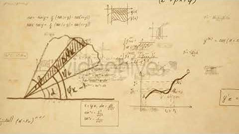 Complex Mathematical Formulas - motion graphics video