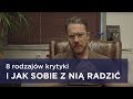 8 rodzajów krytyki i jak sobie z nią radzić - Live #6