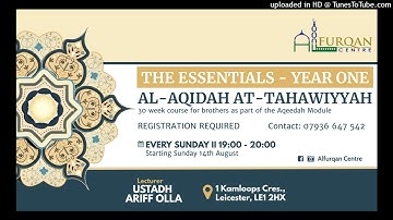 Al-Aqidah at-Tahawiyyah - Seeing Allah, the Most High (Pt. 15) - Ustadh Ariff Olla