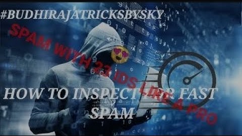 How to add "INSPECT" in spam slides for fast spam|Youtube live chat spam|#budhirajatricks|