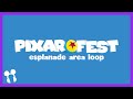 Pixar fest esplanade area loop reconstruction  disneyland resort