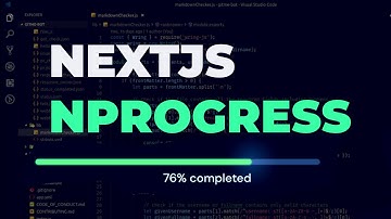 nProgress - Barra de Progreso en aplicaciones de Nextjs