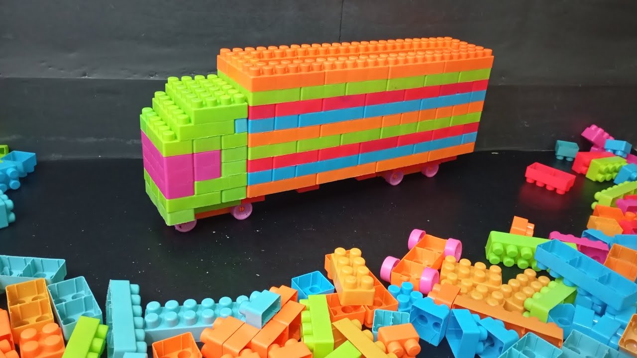 Satisfying DIY Big Truck Build | ASMR Building Blocks 