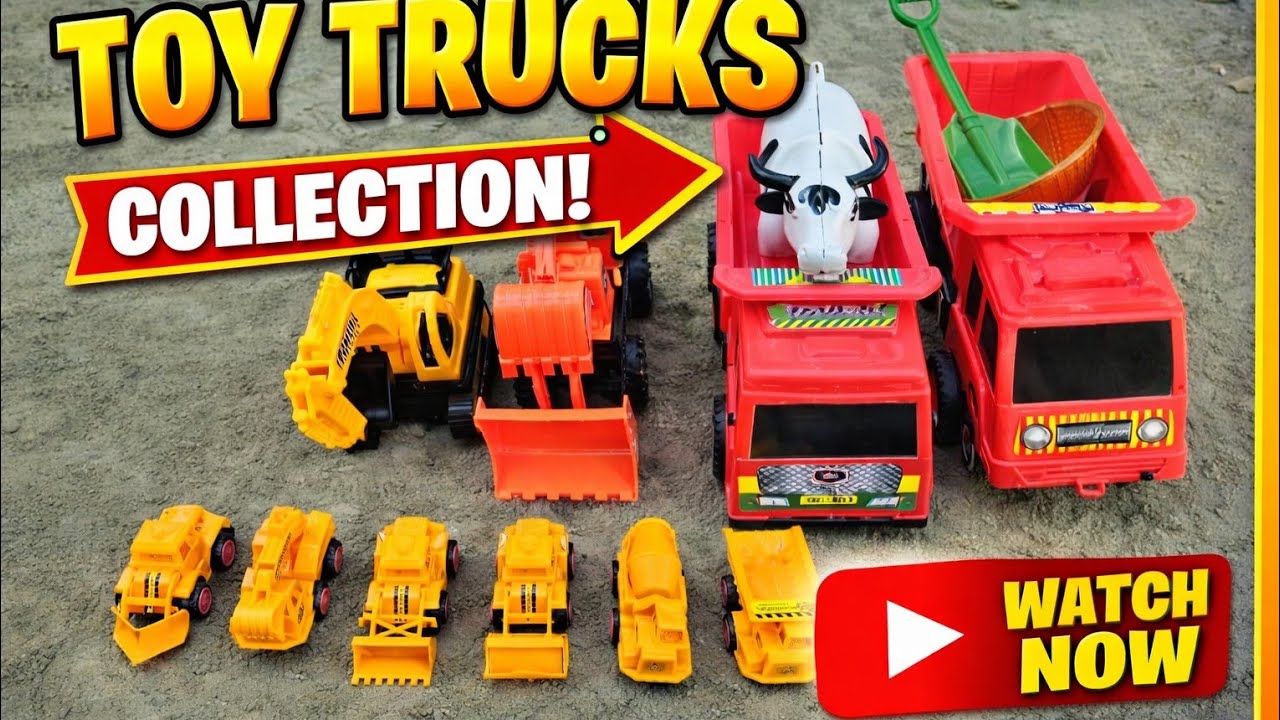 Unboxing Amazing Kids Toy Vehicles | JCB Tractor Truck Train & More |