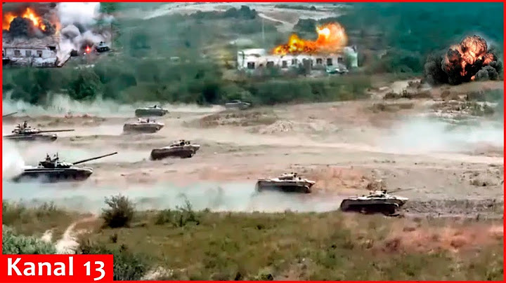 Un équipage de char ukrainien prend d'assaut et détruit les forces russes lors d'une attaque à co...