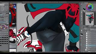 Fan Art Speed Drawing: Spider-man (Miles Morales)