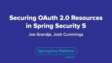 Securing OAuth 2.0 Resources in Spring Security 5.0