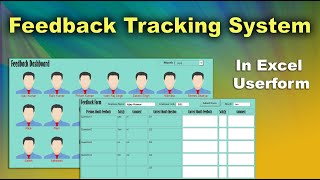 Feedback Tracking management Software in Excel Userform screenshot 5