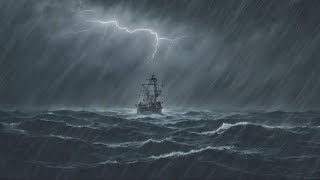 Danger of major storms in the Indian Ocean #dangerous #sleepmusic #relaxing #rain #waves #storm #sea