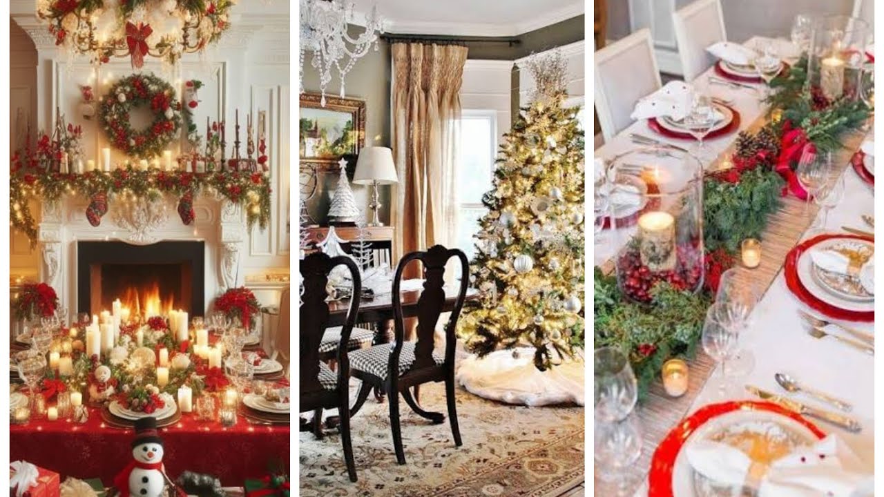 ✨🍷 IDEAS ELEGANTES PARA DECORAR EL COMEDOR PARA NAVIDAD ✨🍷 