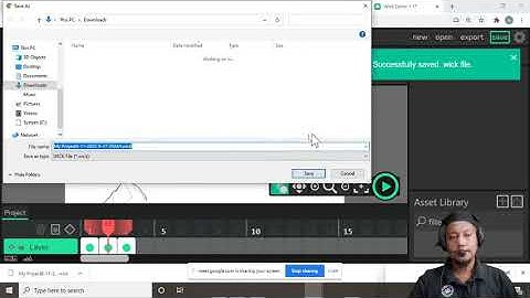 Wick Editor Creating tween and frame by frame animation