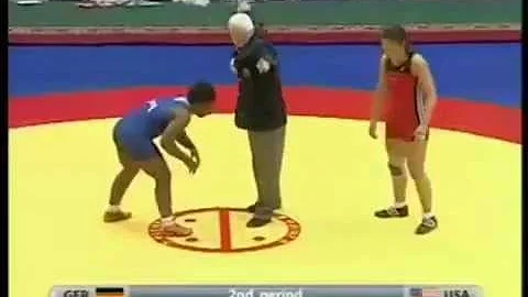 2007 World Cup - Women's 63 kg Randi Miller (USA) ...