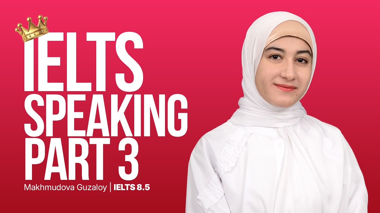 IELTS Speaking Part 3: Real 8.5 Band Sample Interview | Makhmudova Guzaloy | Dong - Eun Academy
