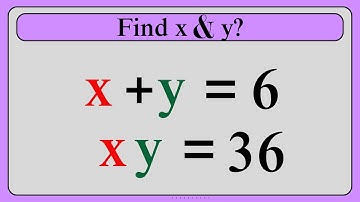 Nice Algebra Math Simplification | Find the Value of X and Y