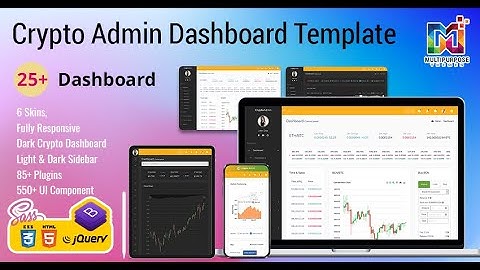 Crypto UI Kit Ethereum Admin Templates with Light Theme