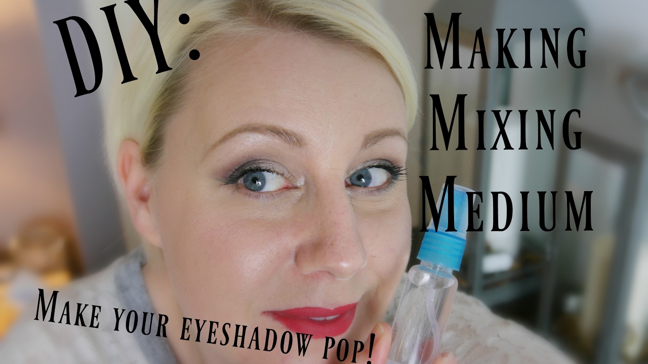 Making Mixing Medium Using Natural Ingredients, Make your Eyeshadow Pop