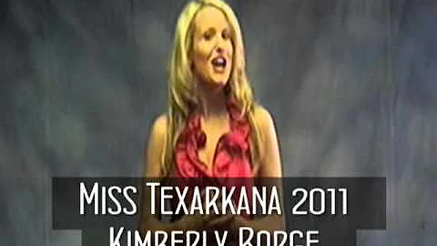 Miss Texarkana 2011 Kimberly Borge