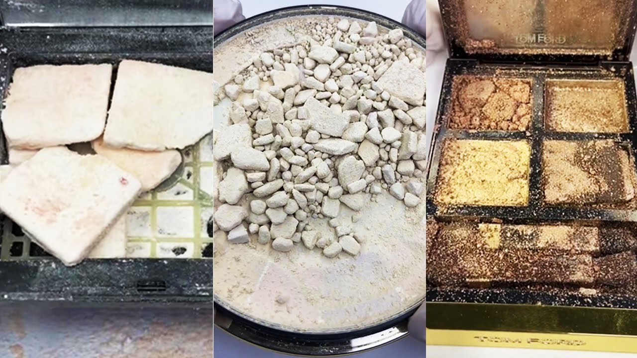 Satisfying Makeup Repair ASMR Repair pressed powder，Powder puff