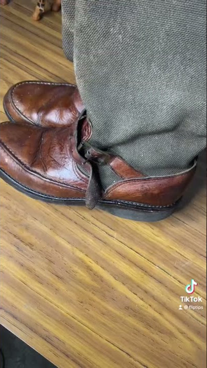 Selling old worn work boots on Ebay￼ for over $100!