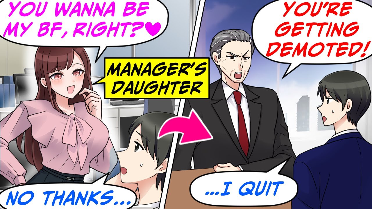 I Was Demoted After Turning Down a Confession From a Dept. Manager's Daughter, So…[RomCom Manga Dub]