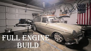 EP 28: Full Volkswagen Engine Build 1600cc / 1967 VW Type 3 Squareback