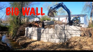 How to build a redi rock retaining wall