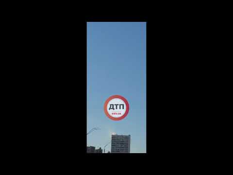 Киев. Пожар вентиляционной