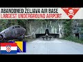 The biggest military underground airport in europe  zeljava air base  abandoned