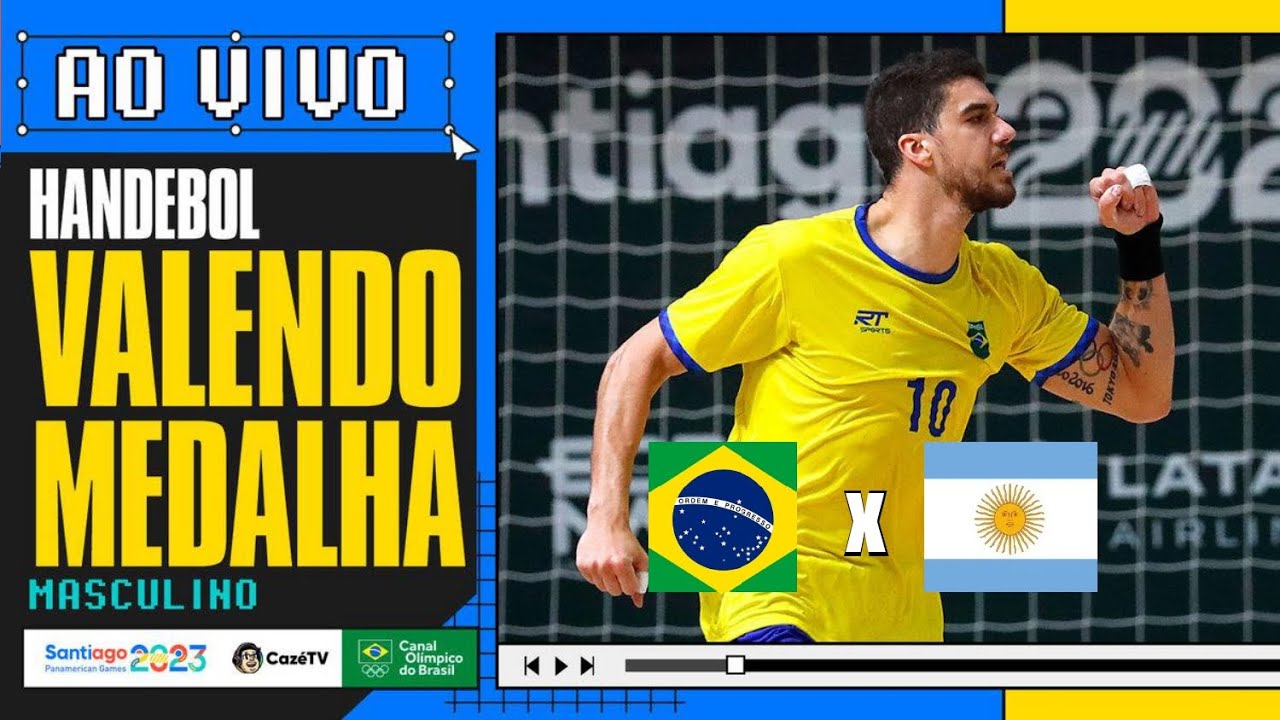 AO VIVO: BRASIL X ARGENTINA | FINAL | HANDEBOL | MASCULINO | PAN-AMERICANO 2023 NA CAZÉTV