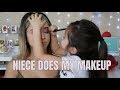 NIECE DOES MY MAKEUP