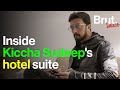 Inside kiccha sudeeps hotel suite brut sauce