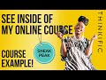 How To Create A Course on Thinkific | Example Of A Thinkific Course