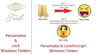 How to Personalize and Lock Windows Folders without software | Windows 10 screenshot 1