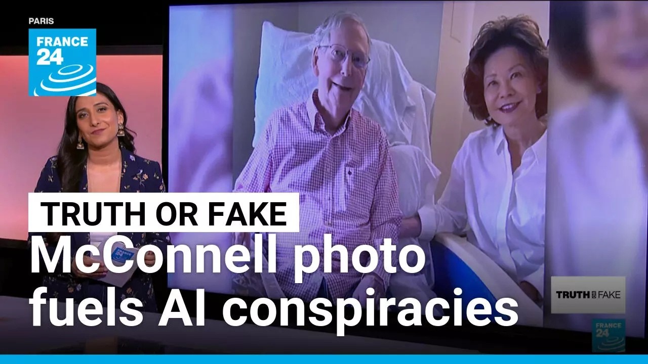 No evidence Mitch McConnell’s ‘proof of life’ photo is fake or AI-generated • FRANCE 24