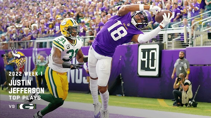 Justin Jefferson vs. Packers Best Plays | NFL Week...