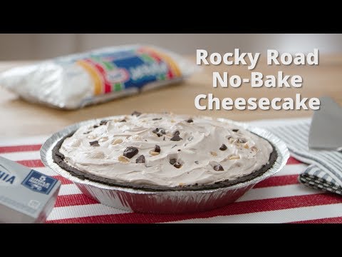 Rocky Road No-Bake Cheesecake