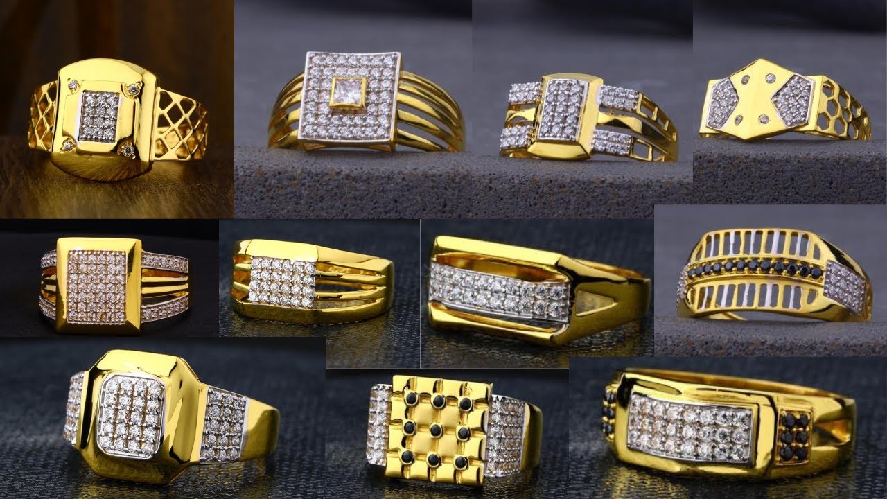 Buy Mens Ring Designs In Gold Online | Gold Jewellery for Men- Kalyan
